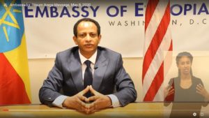 Message from Ethiopian Ambassador to US, H.E. Ambassador Fitsum Arega