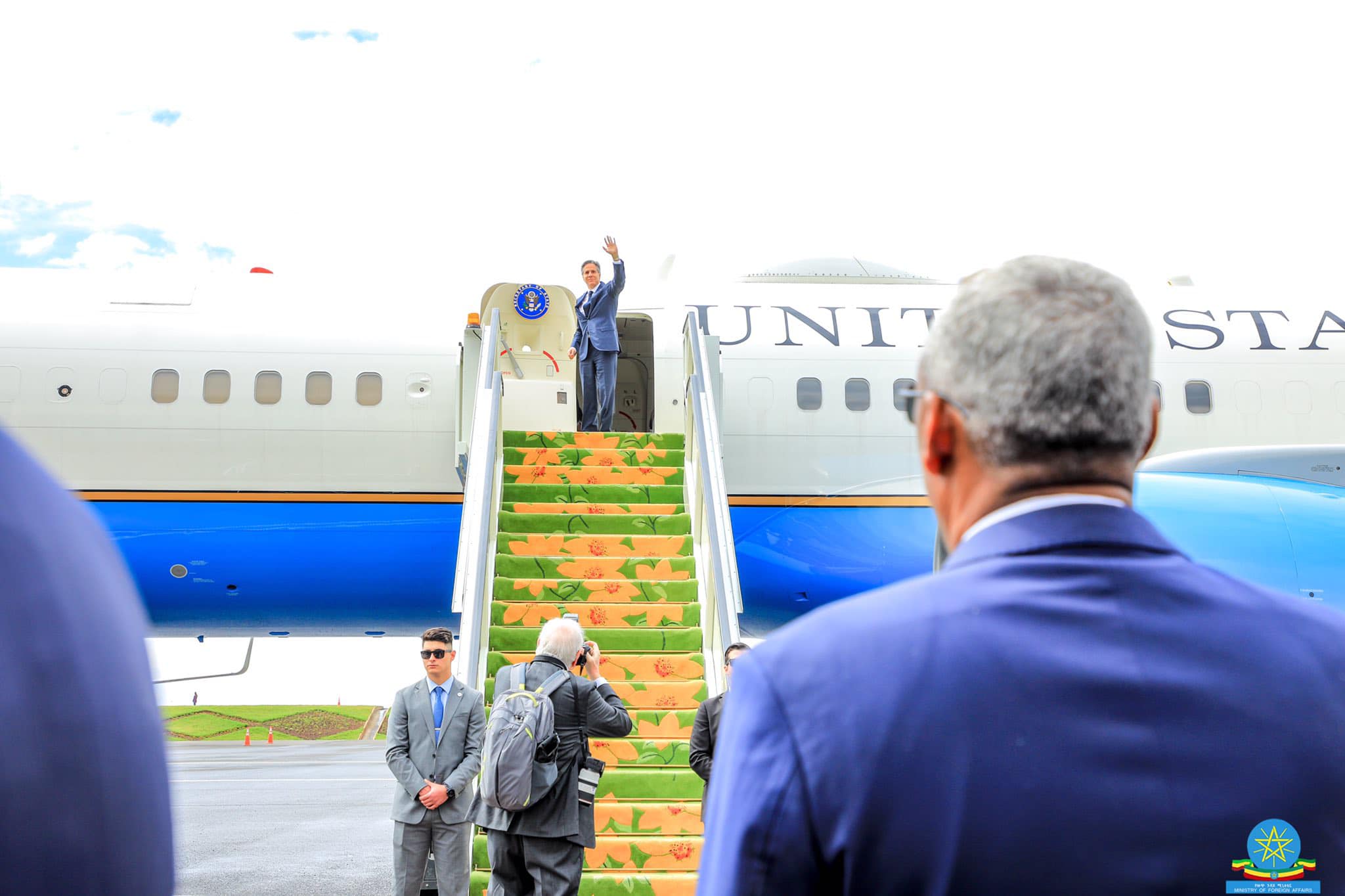 US Secretary of State Antony Blinken departed Addis Ababa after concluding a fruitful visit.