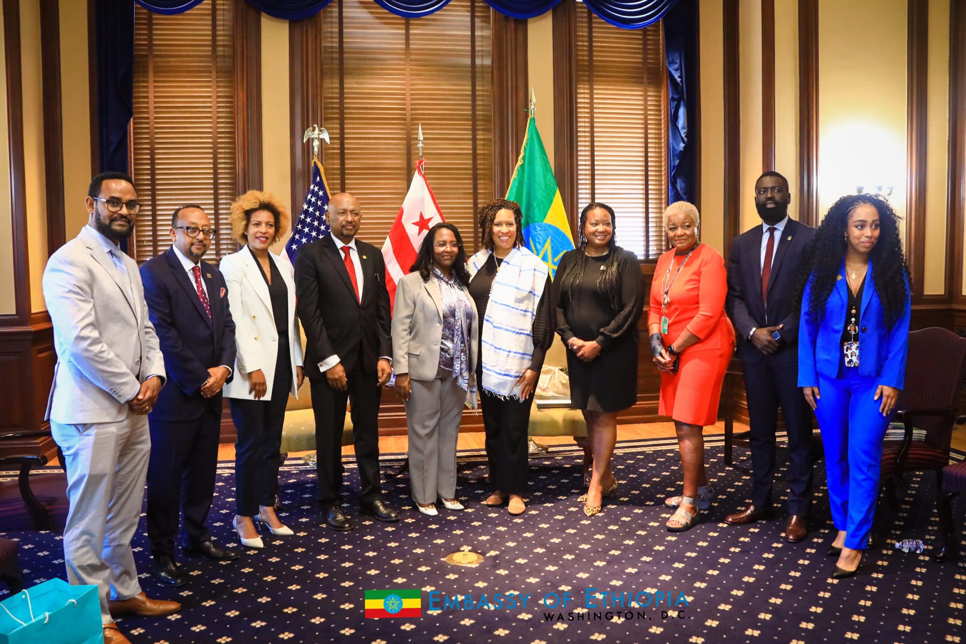 Mayors Of Addis Ababa, Washington D.C, Discuss Implementation Of The Sister City Agreements.