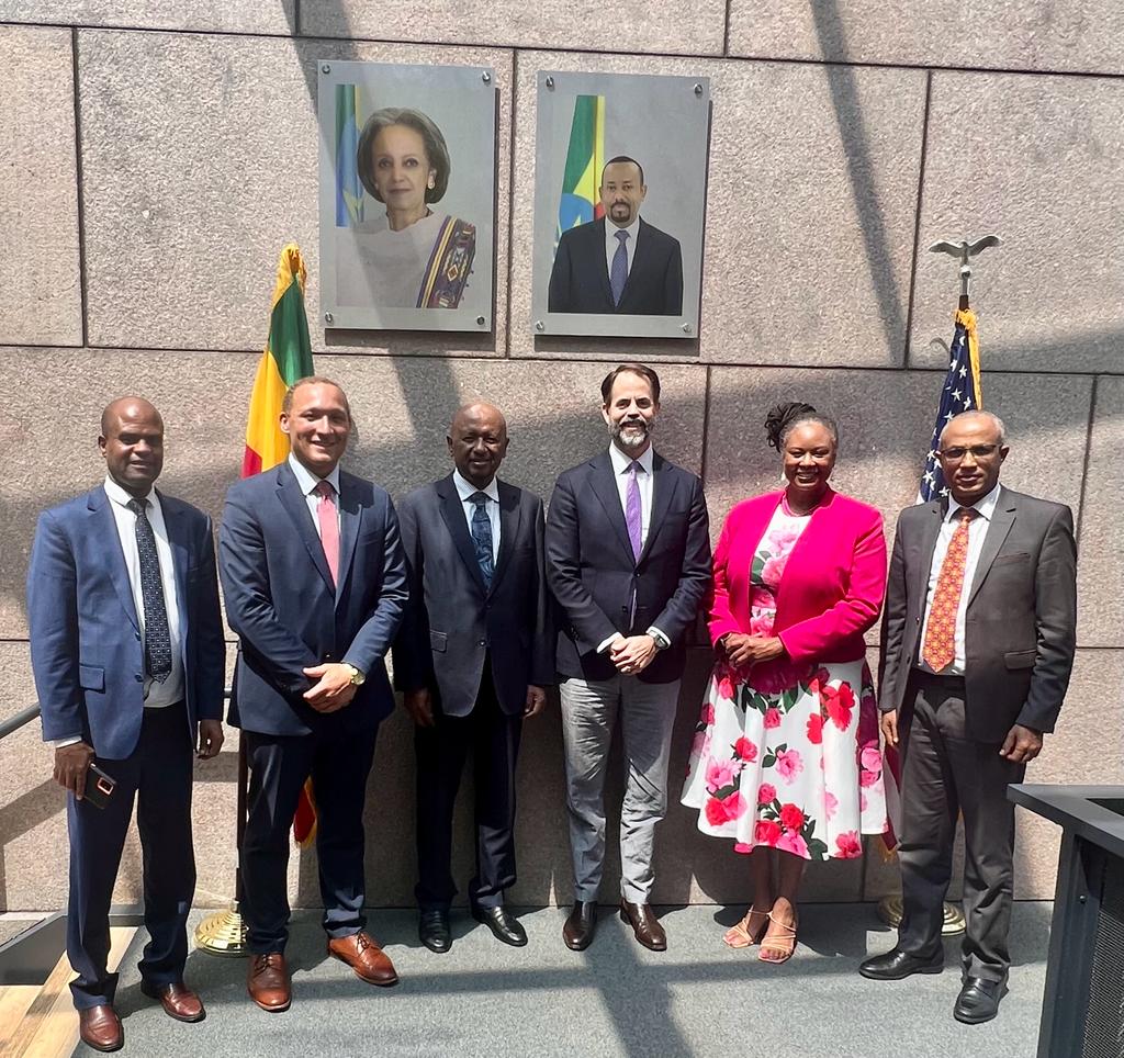 The Embassy of Ethiopia and the U.S.-Africa Business Center have agreed to work closely to enhance trade and investment relations between Ethiopia and the United States.